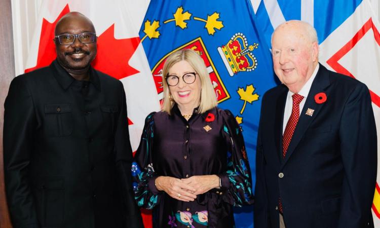 Amb. Allan Kajik meeting Her Honour The Honourable Joan Marie J. Aylward