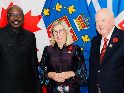 Amb. Allan Kajik meeting Her Honour The Honourable Joan Marie J. Aylward